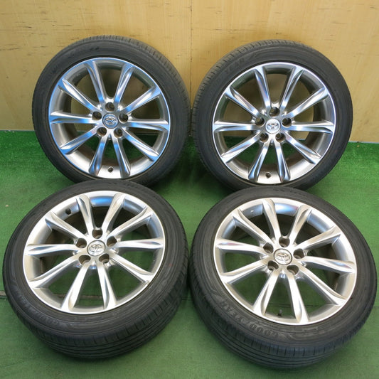 4本価格★トヨタ 130系 マークX 純正 235/45R18 グッドイヤー EfficientGrip Comfort 18インチ PCD114.3/5H★6060409HAノ