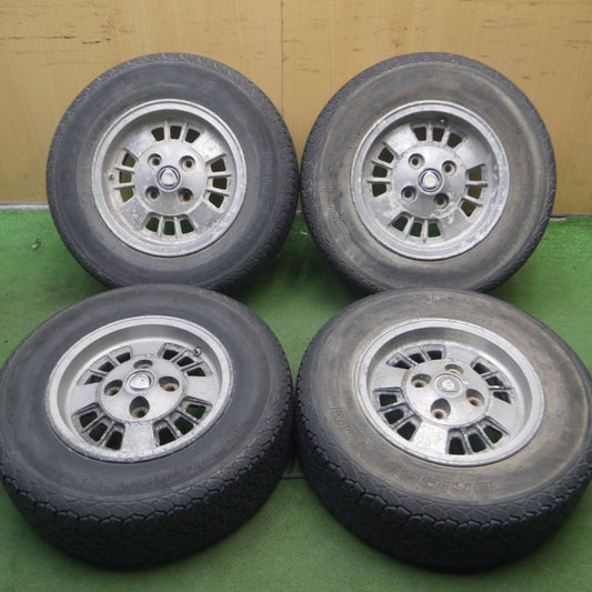 *送料無料* 希少★旧車 マツダ サバンナ RX-7 SA22C 純正 195/70R13 ブリヂストン RD-207 STEEL 13インチ PCD110/4H★4070906Hノ