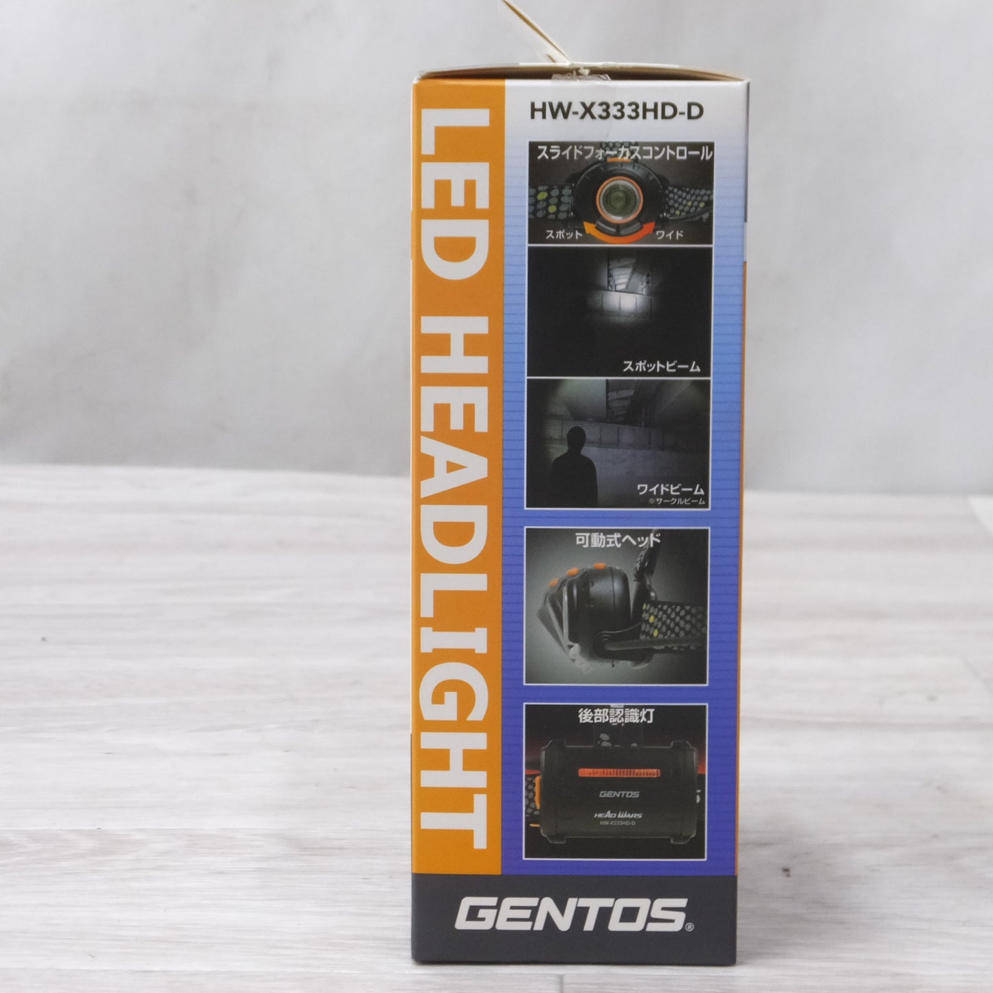[送料無料] 未使用◆ジェントス LEDヘッドライト HW-X333HD-D 360ルーメン  防塵 防滴 GENTOS◆