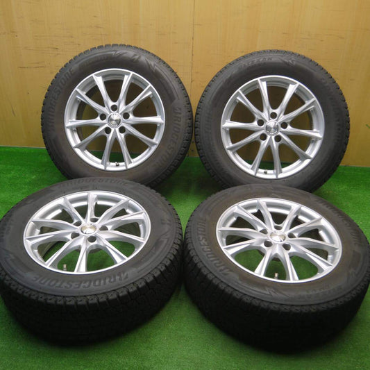 バリ溝！21年！キレイ！9.5分★スタッドレス 225/65R17 ブリヂストン ブリザック DM-V3 Exceeder エクシーダー 17インチ PCD114.3/5H★4112205Hス