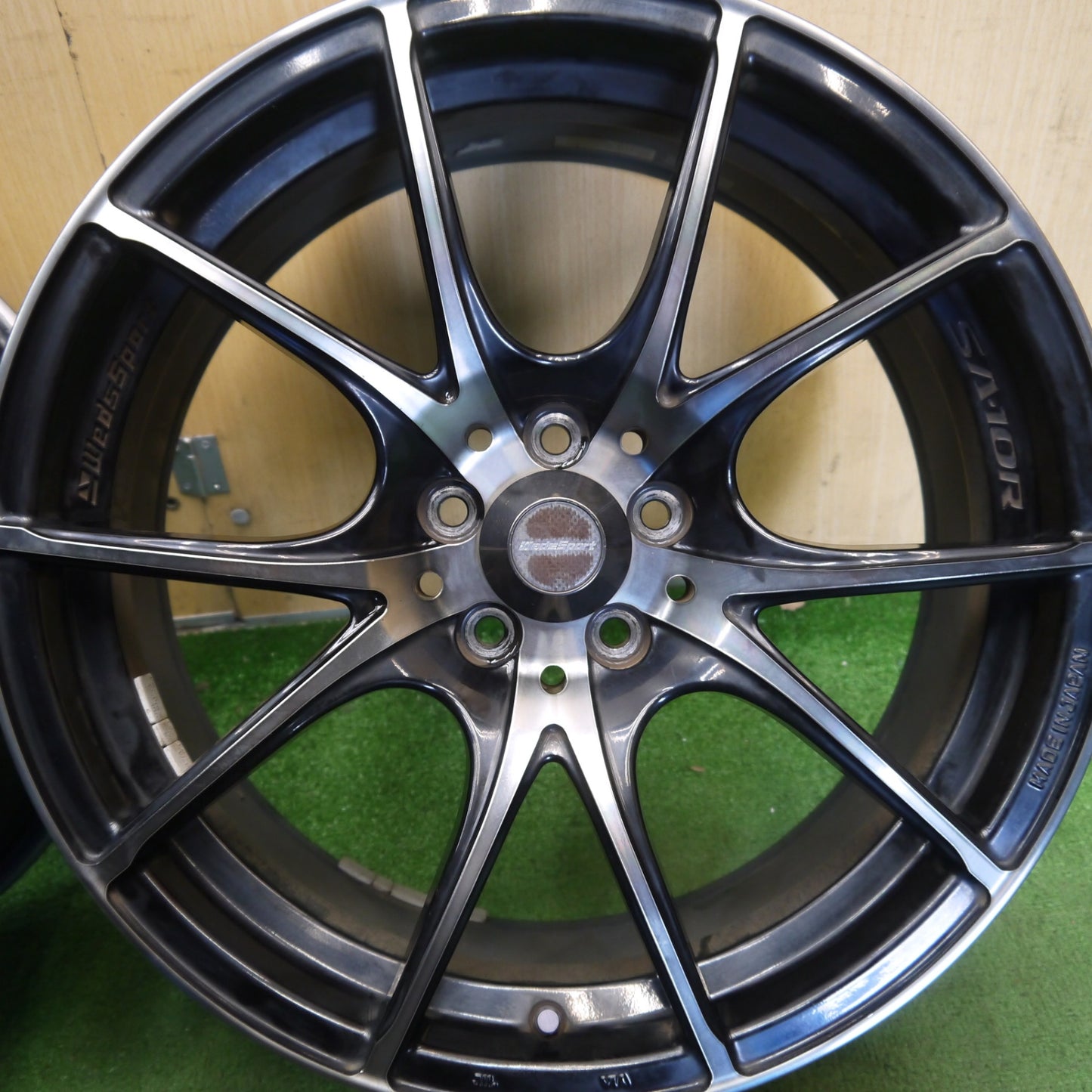 キレイ★プリウス 86 BRZ 等 WedsSport SA-10R 18インチ ホイール ウェッズ スポーツ 18×7.5J PCD100/5H★6062908Hホ