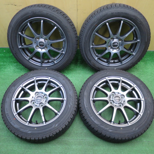 バリ溝！24年！9.5分★スタッドレス 165/65R15 ヨコハマ アイスガード iG60 SCHNEIDER シュナイダー 15インチ タフト ソリオ 等 PCD100/4H★5121814NJス