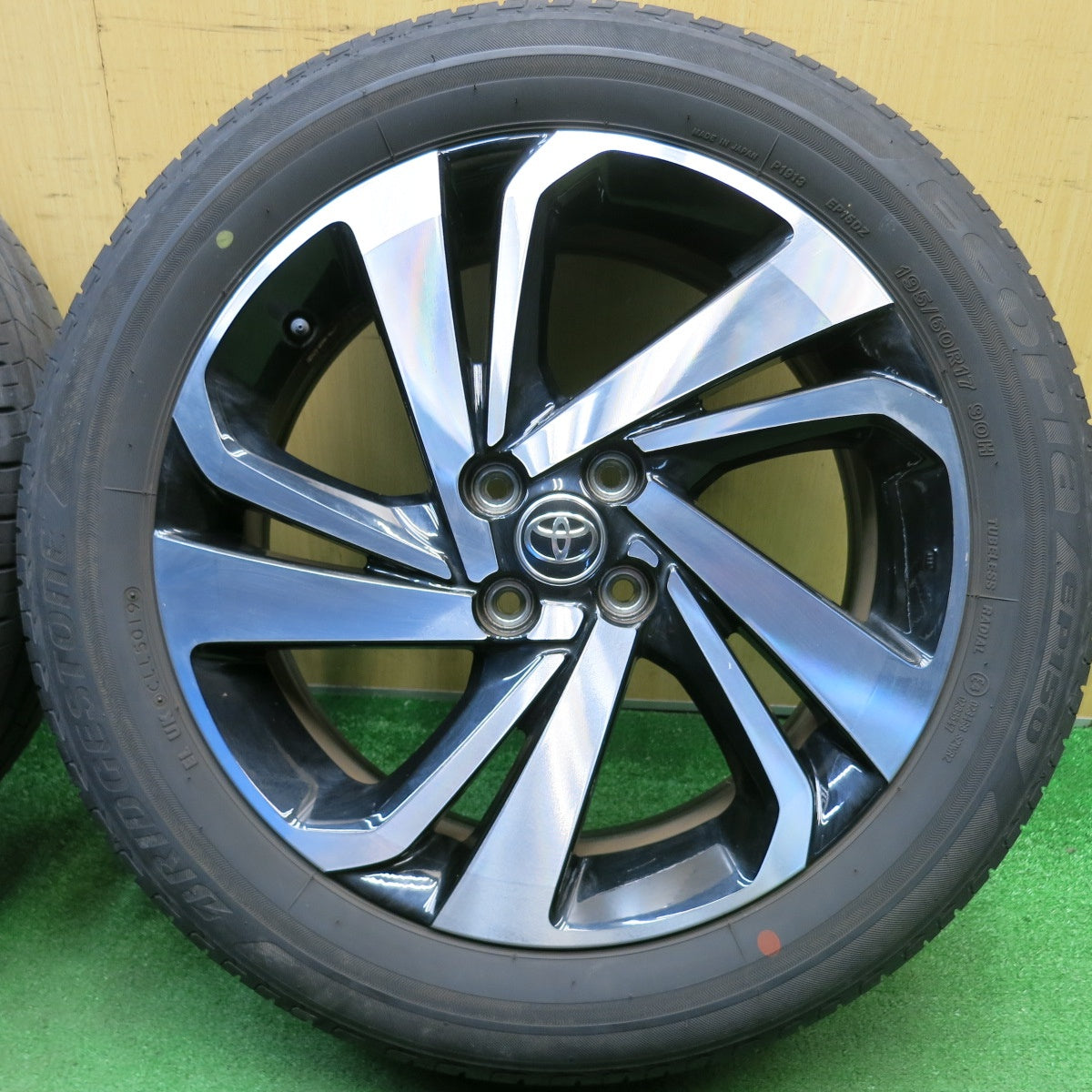 4本価格★トヨタ ライズ ダイハツ ロッキー 純正 195/60R17 ブリヂストン エコピア EP150 17インチ PCD100/4H★6040518HAノ