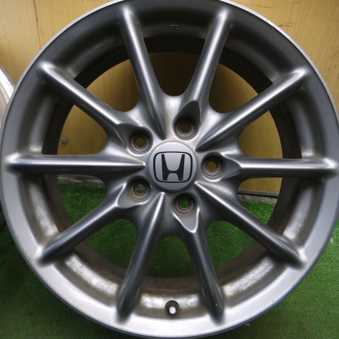 *送料無料* 4本価格★ホンダ RB1 オデッセイ アブソルート 純正 ホイール 17インチ 17×7JJ PCD114.3/5H★4041010Hホ