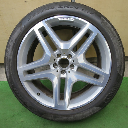 キレイ！1本★ベンツ GLS 350d 純正 AMG 295/40R21 ピレリ PZERO TM Pゼロ 21インチ PCD112/5H★6013113ナノ