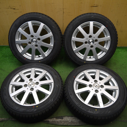 超バリ溝！24年！ほぼ10分★スタッドレス 155/65R14 ヨコハマ アイスガード iG60 GMach 14インチ PCD100/4H★5072901Hス