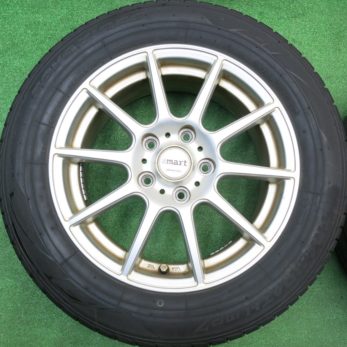 バリ溝！23年！9.5分★205/60R16 トーヨー トランパス MP7 smart MANARAY SPORT スマート マナレイスポーツ 16インチ PCD114.3/5H★5111309HAノ