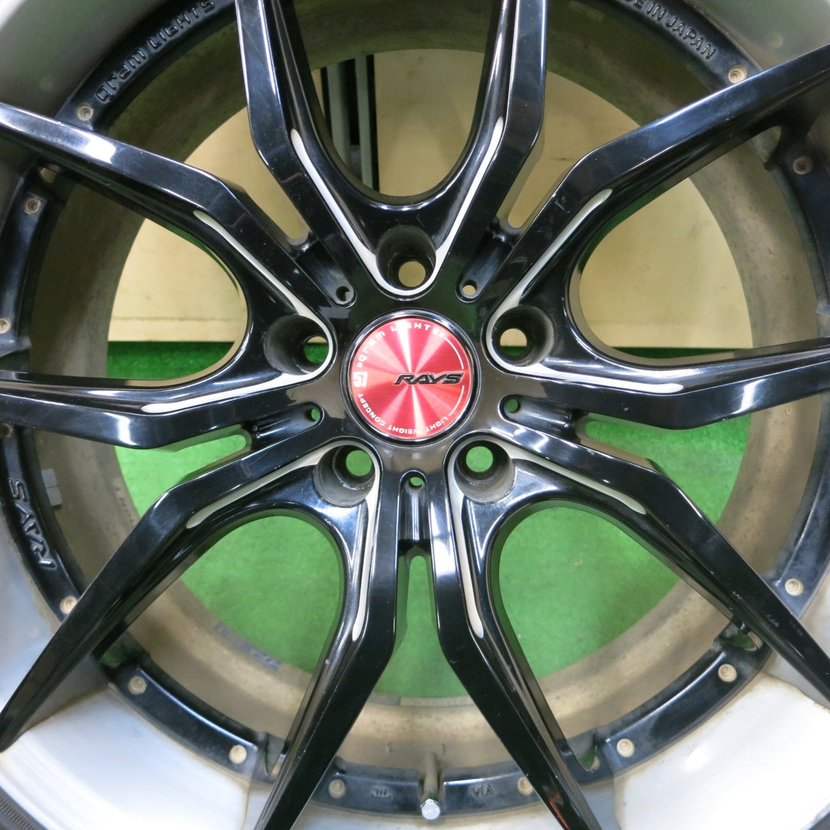 [送料無料] バリ溝！22年！キレイ！9.5分！1本★RAYS gram LIGHTS 57FXX-PRO 275/30R20 ネオリン ネオスポーツ レイズ グラムライツ 20インチ PCD114.3/5H★5011103ナノ