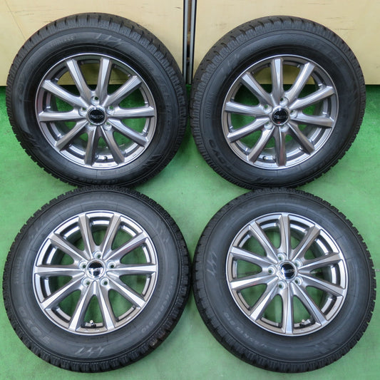 [送料無料] バリ溝！22年！キレイ！ほぼ10分★プリウス 等 195/65R15 スタッドレス トーヨー オブザーブ ガリット GIZ DILETTO ディレット 15インチ PCD100/5H★5010809イス