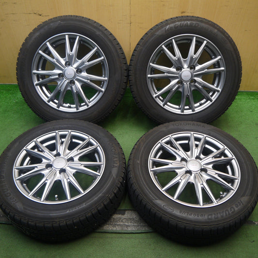 バリ溝！キレイ！9分★スタッドレス 175/65R15 ヨコハマ アイスガード iG50 プラス VELVA KEVIN ヴェルヴァ 15インチ PCD100/4H★5092908Hス