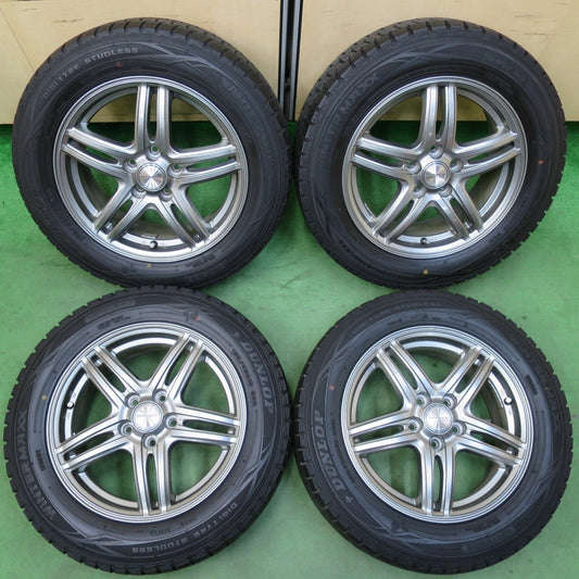 バリ溝！キレイ！9分★プリウス 等 185/65R15 スタッドレス ダンロップ ウインターマックス WM01 WAREN ヴァーレン 15インチ PCD100/5H★5021102イス