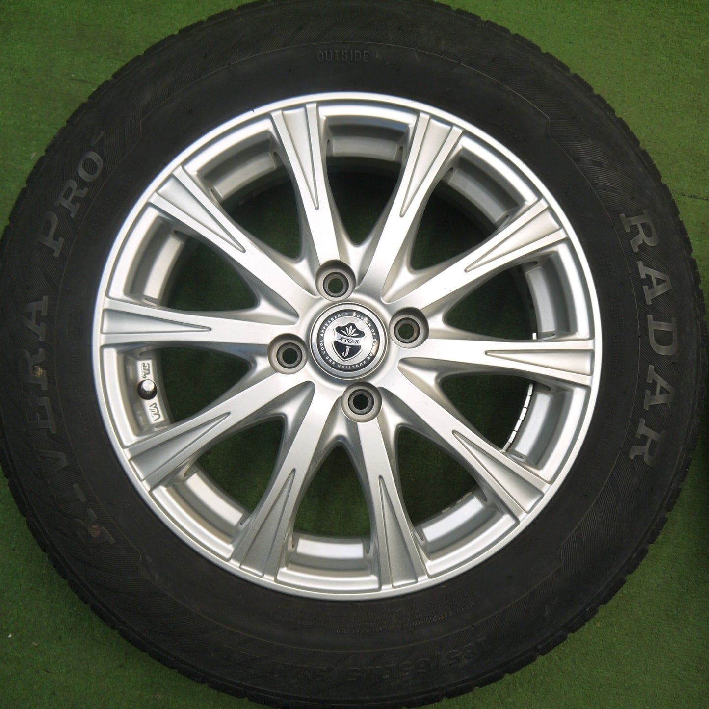 4本価格！22年★185/65R15 レーダー RIVERA PRO2 JOKER ジョーカー 15インチ PCD100/4H★6030203Hノ