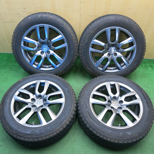 バリ溝！キレイ！8.5分★レクサス NX バージョンL 純正 225/60R18 スタッドレス ブリヂストン ブリザック DM-V2 18インチ PCD114.3/5H★6040501HAス