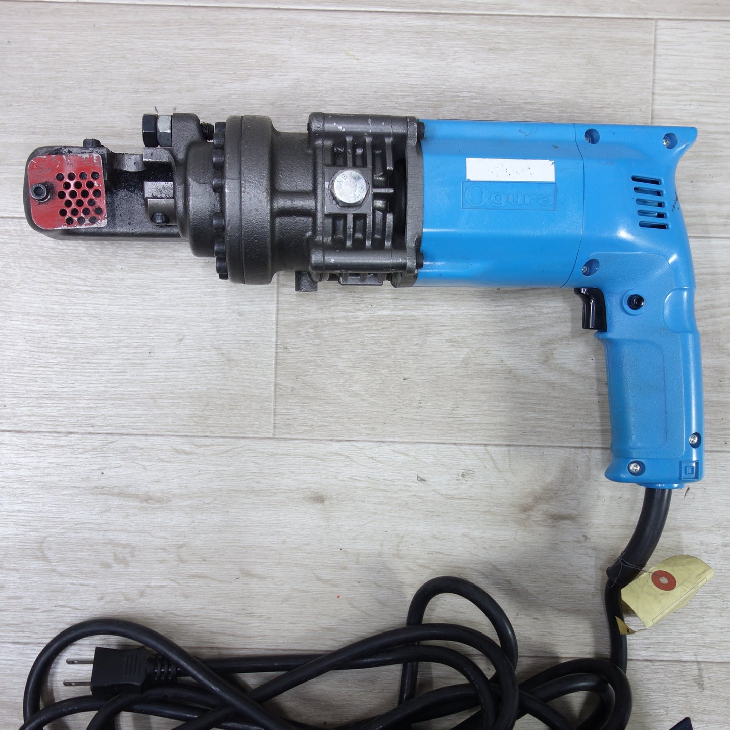 [送料無料] ◆オグラ 鉄筋 カッター 16mm HBC-316 電動 工具 切断機 切断 油圧式 コード式 Ogura 現状品◆