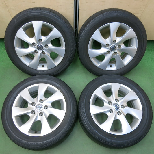 キレイ★日産 C26 セレナ 純正 195/60R16 ブリヂストン プレイズ PX-RV 16インチ PCD114.3/5H★5043015SYノ