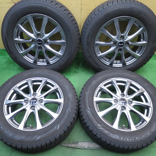 バリ溝！23年！キレイ！9.5分★スタッドレス 185/65R15 ヨコハマ アイスガード iG60 Exceeder エクシーダー 15インチ PCD100/4H★5051902NJス