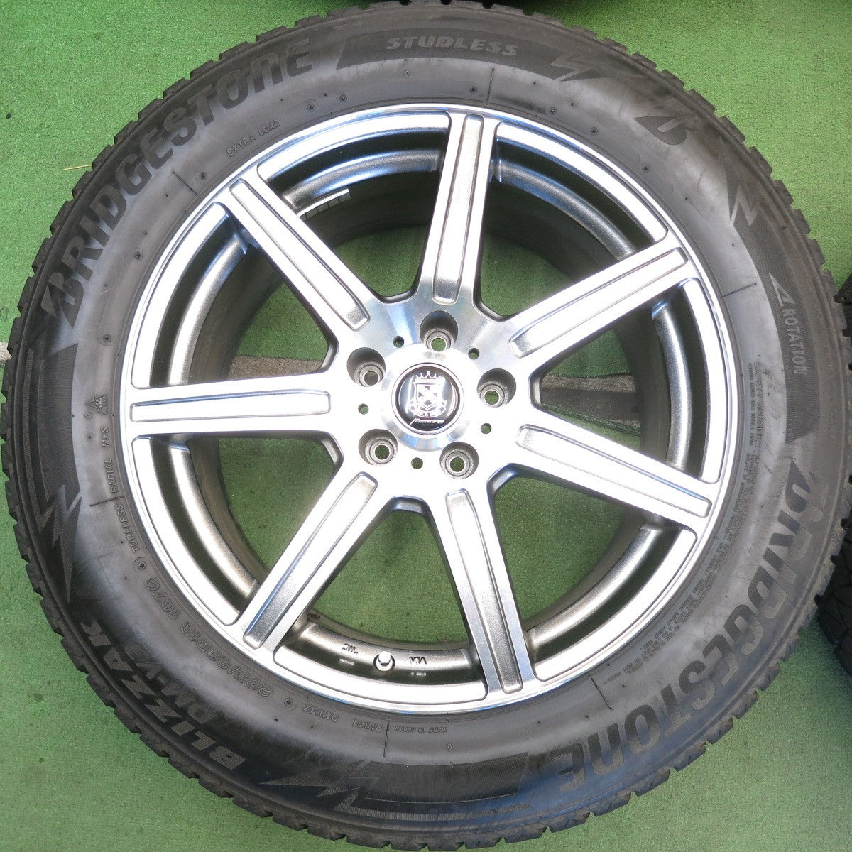 4本価格◎スタッドレス 235/60R18 ブリヂストン ブリザック DM-V3 MANARAY SPORT マナレイ スポーツ 18インチ PCD114.3/5H◎6081407HAス
