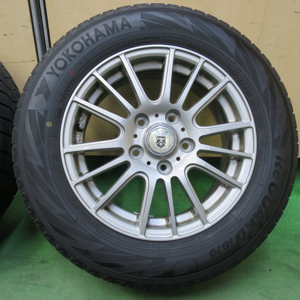 4本価格！21年★スタッドレス 195/65R15 ヨコハマ アイスガード iG70 GMach 15インチ PCD114.3/5H★5102401イス