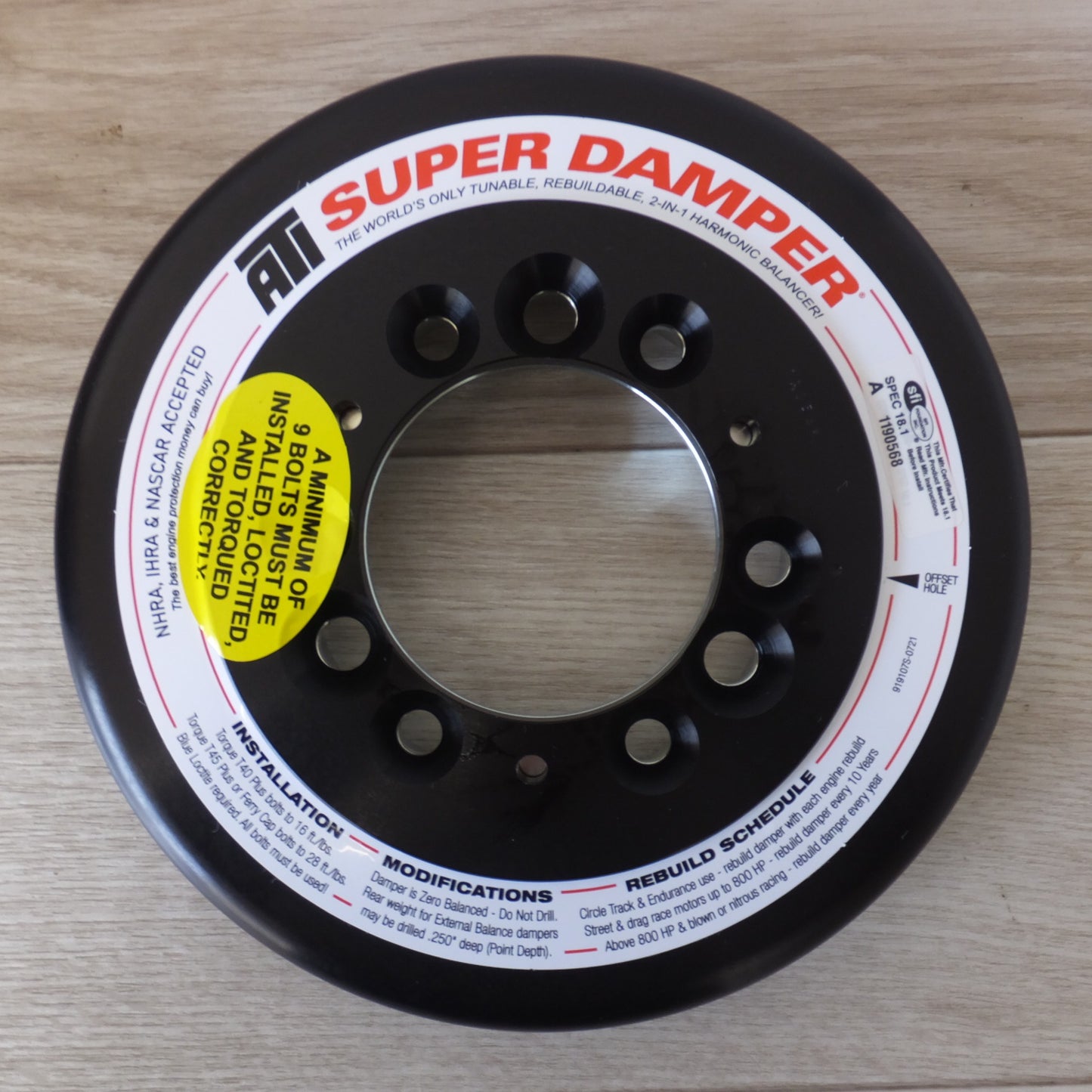 [送料無料] 未使用★ATI スーパーダンパー SUPER DAMPER ATI918572　トヨタ スープラ　SFI CERTIFIED★