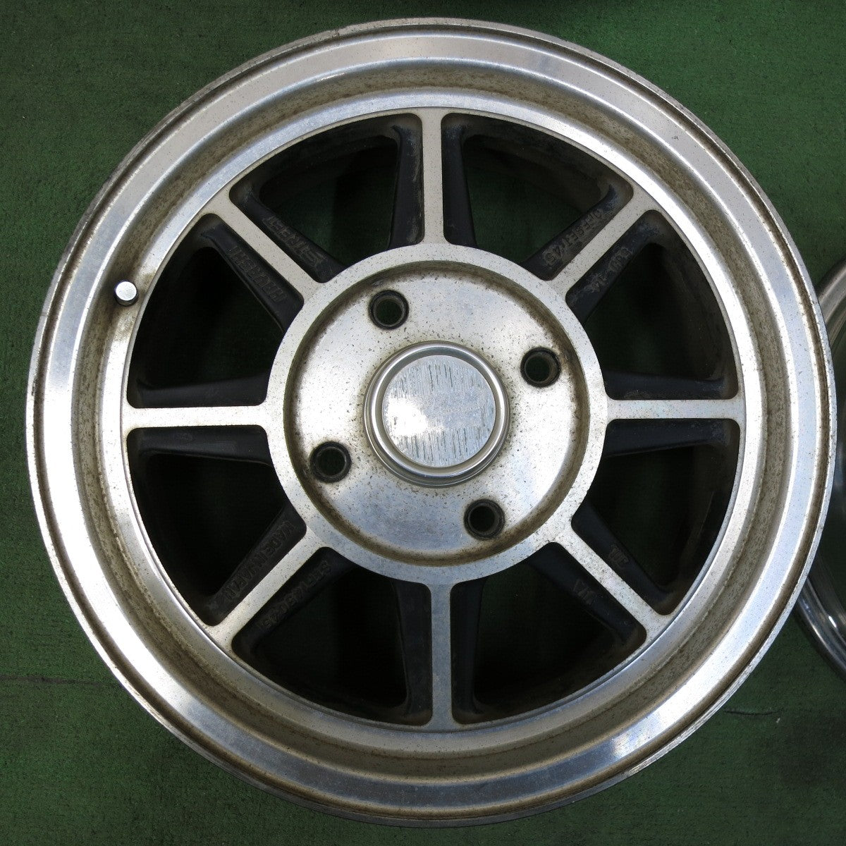 [送料無料] 4本価格★HAYASHI RACING 14インチ ホイール 14×5JJ ハヤシ レーシング カプチーノ 等 PCD114.3/4H★5032110SYホ