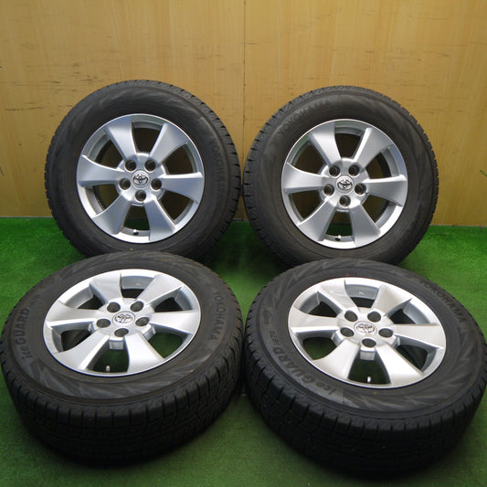バリ溝！21年！9分★トヨタ 20系 アルファード ヴェルファイア 純正 215/65R16 スタッドレス ヨコハマ アイスガード iG70 16インチ PCD114.3/5H★5040908Hス