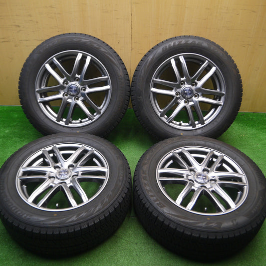 [送料無料] バリ溝！23年！キレイ！ほぼ10分★スタッドレス 205/60R16 ブリヂストン ブリザック VRX2 SG-E 16インチ PCD114.3/5H★4112012Hス