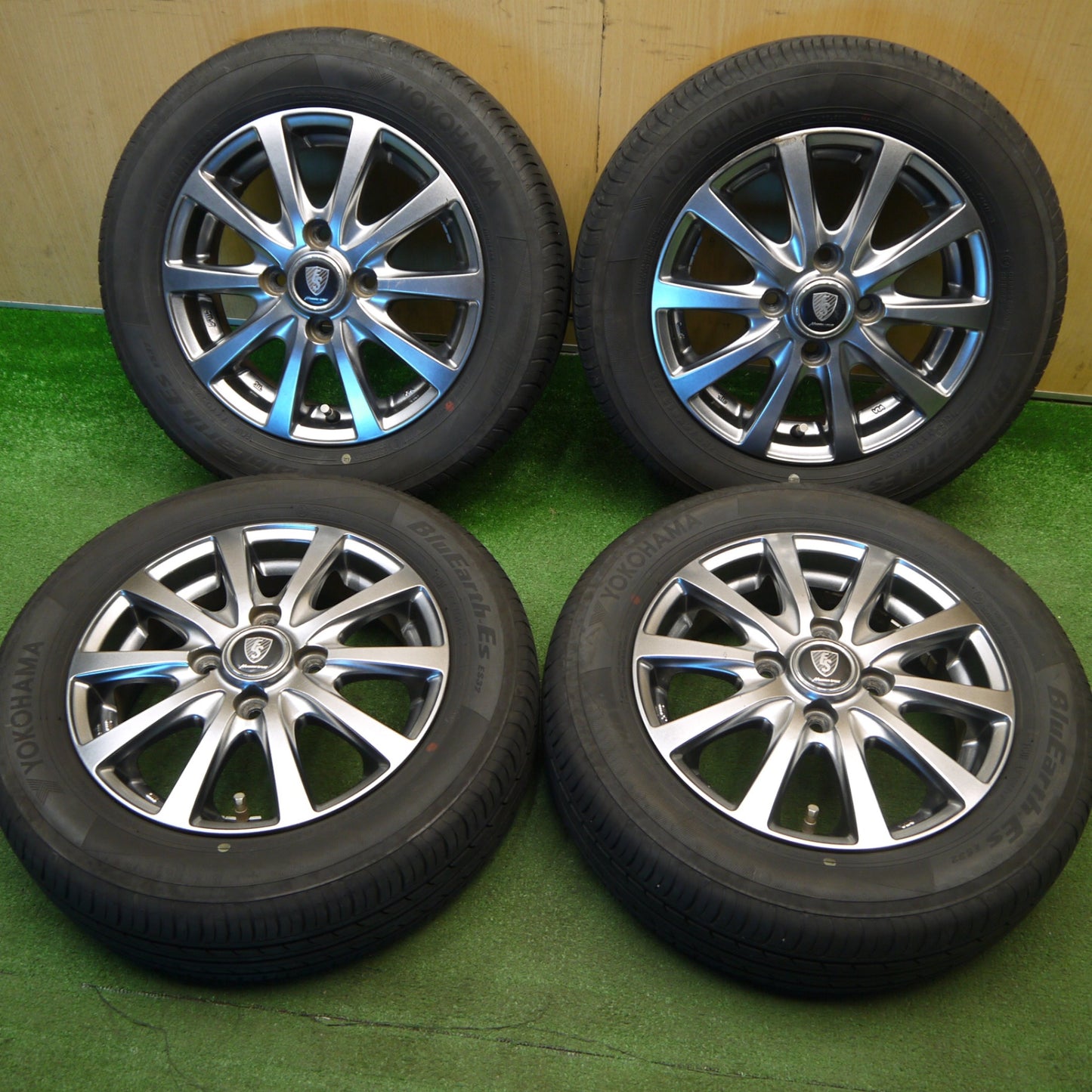 4本価格！23年★155/65R13 ヨコハマ BluEarth-ES ES32 MANARAY SPORT マナレイ スポーツ 13インチ PCD100/4H★6021306Hノ