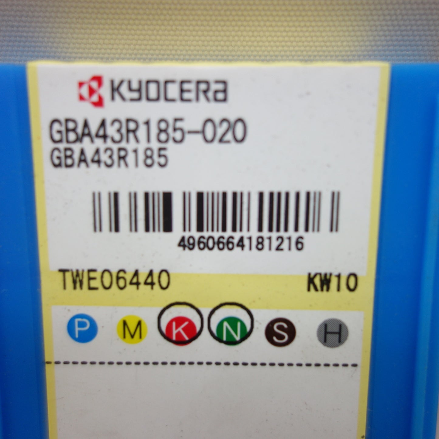 [送料無料] 未使用！5箱☆KYOCERA 京セラ 溝入れ 用 チップ GBA43R185-020 TWE06440 KW10☆
