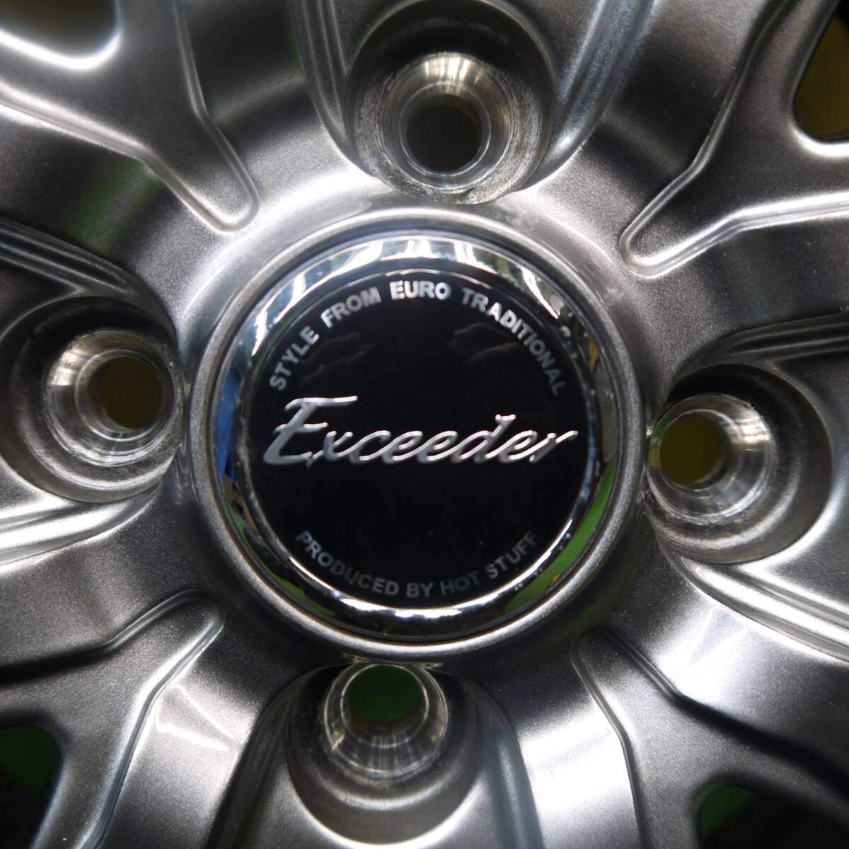 バリ溝！23年！キレイ！ほぼ10分★スタッドレス 185/70R14 グッドイヤー アイスナビ7 Exceeder エクシーダー 14インチ PCD100/4H★5032410Hス