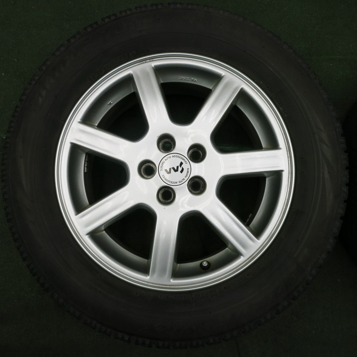 *送料無料* キレイ★スバル フォレスター 純正 OP SAA ENKEI 215/60R16 スタッドレス ブリヂストン ブリザック VRX PCD100/5H★4051811NJス