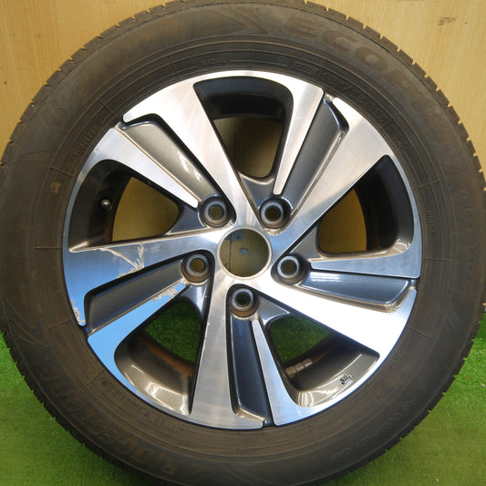 バリ溝！24年！9分！1本★ホンダ フリード 純正 185/65R15 ブリヂストン エコピア NH200C 15インチ PCD114.3/5H★6051503Hノ