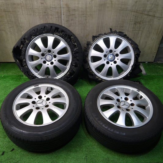 4本価格★ベンツ Aクラス W169 純正 185/65R15 195/60R15 ブリヂストン ネクストリー エスポルテ AB01 15インチ PCD112/5H★5060901KKノ