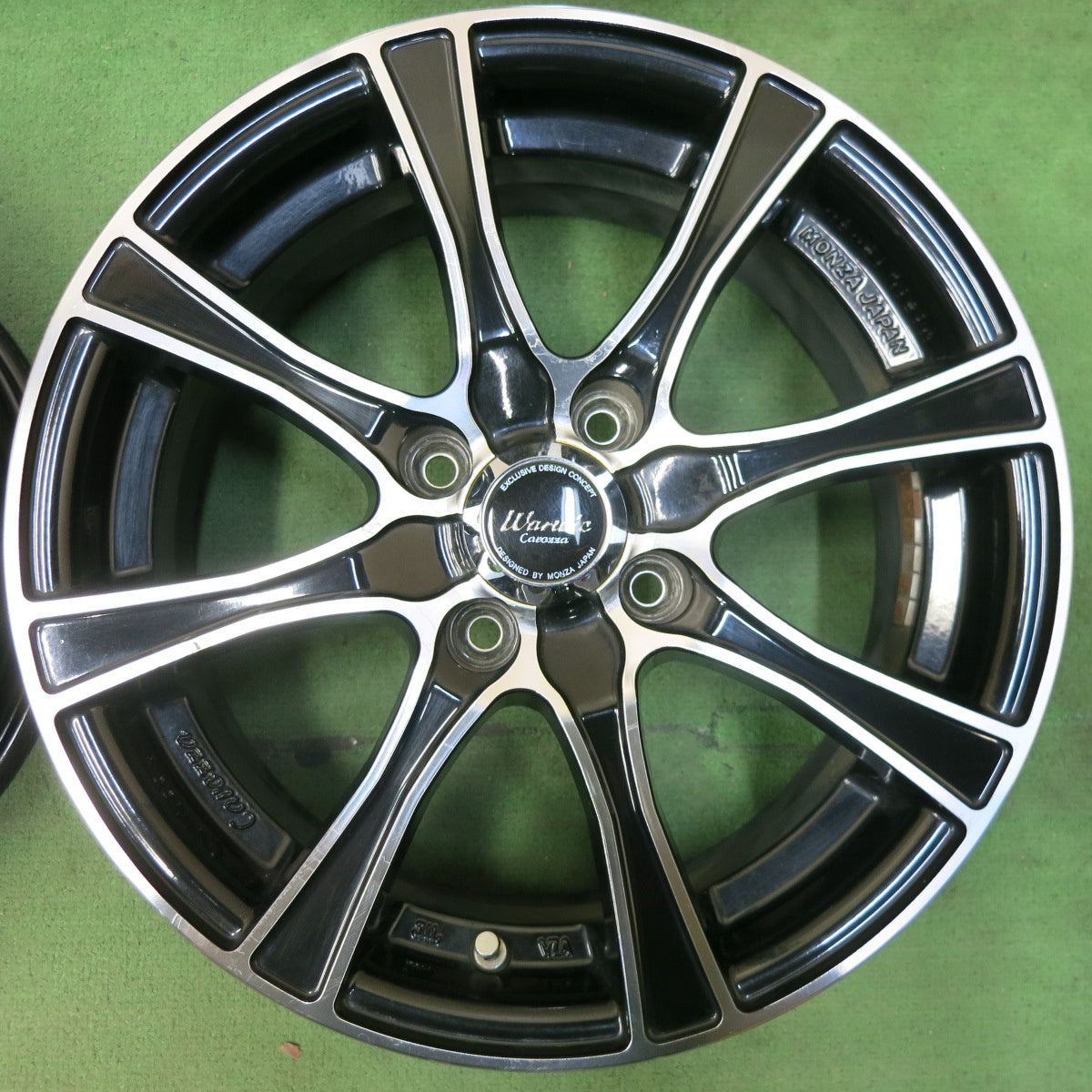 4本価格★Warwic Carozza MONZA JAPAN 15インチ ワーウィック カロッツァ モンツァ ホイール 15×6J PCD100/4H★5042308SYホ
