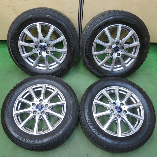 バリ溝！22年！キレイ！9.5分★スタッドレス 215/60R16 ヨコハマ アイスガード iG60 TIRADO Eta LA STRADA ティラード ラストラーダ 15インチ PCD114.3/5H★5122002イス