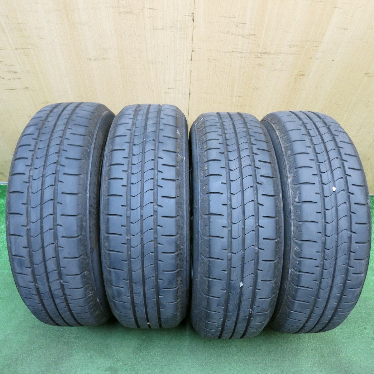 バリ溝！24年！9.5分◎ホンダ フィット 等 純正 Modulo 175/65R14 ブリヂストン NEWNO モデューロ ニューノ 14インチ PCD100/4H◎6081501AKノ