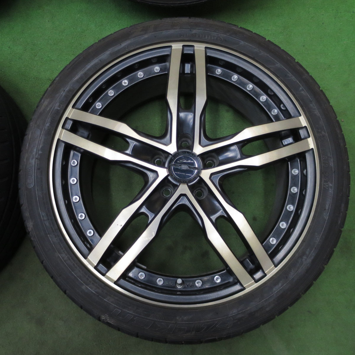 バリ溝！9分★Shallen XF-55 245/40R19 ファルケン ZIEX ZE912 マックストレック MAXIMUS M1 INGENS A1 シャレン 19インチ PCD114.3/5H★6030703ナノ