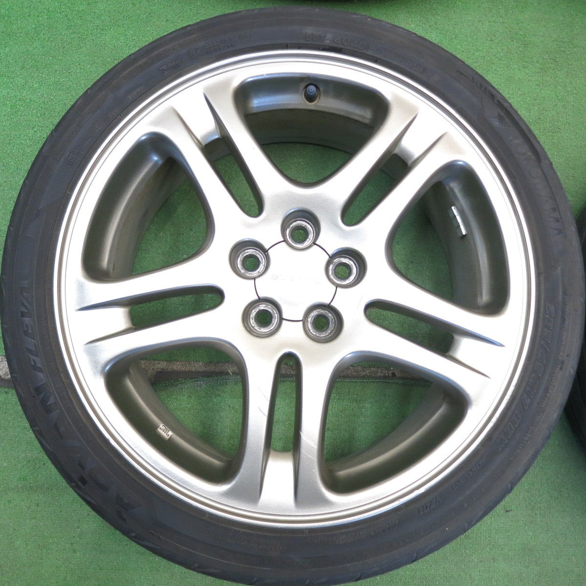 4本価格◎スバル レガシィ 純正 205/45R17 ヨコハマ アドバン FLEVA 17インチ PCD100/5H◎6071604HAノ