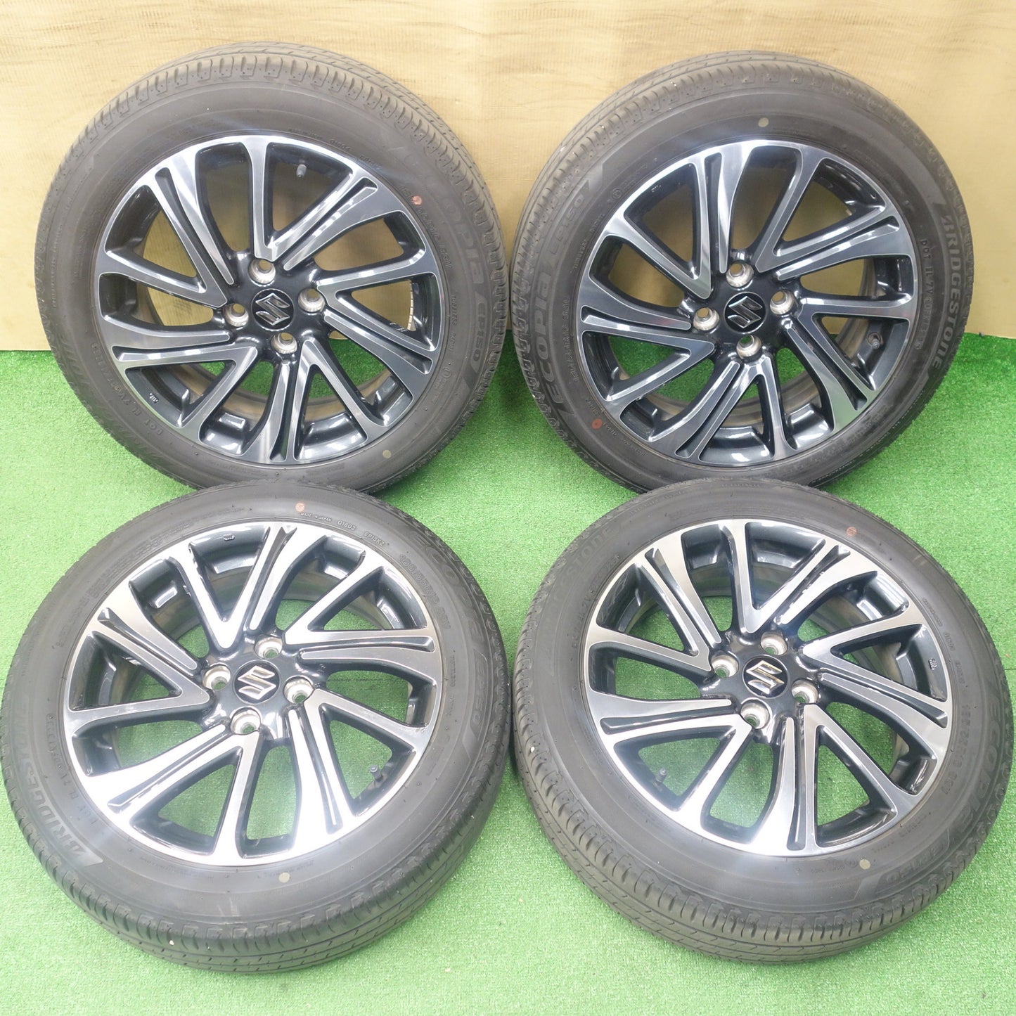 バリ溝！23年！9分★スズキ スイフト RS 純正 185/55R16 ブリヂストン エコピア EP150 16インチ PCD100/4H★6022801KTノ
