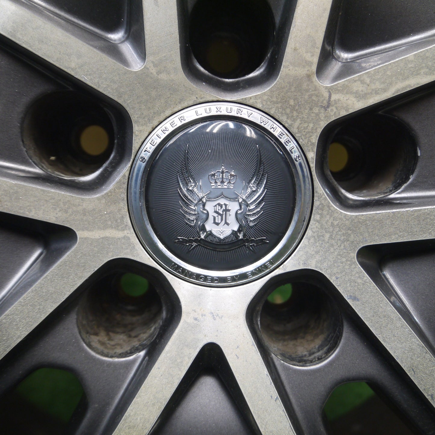 *送料無料* 4本価格★STEINER VZ5 ENKEI 17インチ ホイール 17×7J シュタイナー エンケイ PCD114.3/5H★4051007Hホ