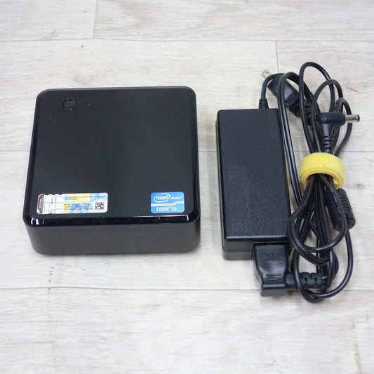 [送料無料] ◆インテル Intel NUC 小型 PC DC3217IYE 電源アダプター 付き Corei3-3217U メモリ 8GB Win10 Home 64bit ①◆
