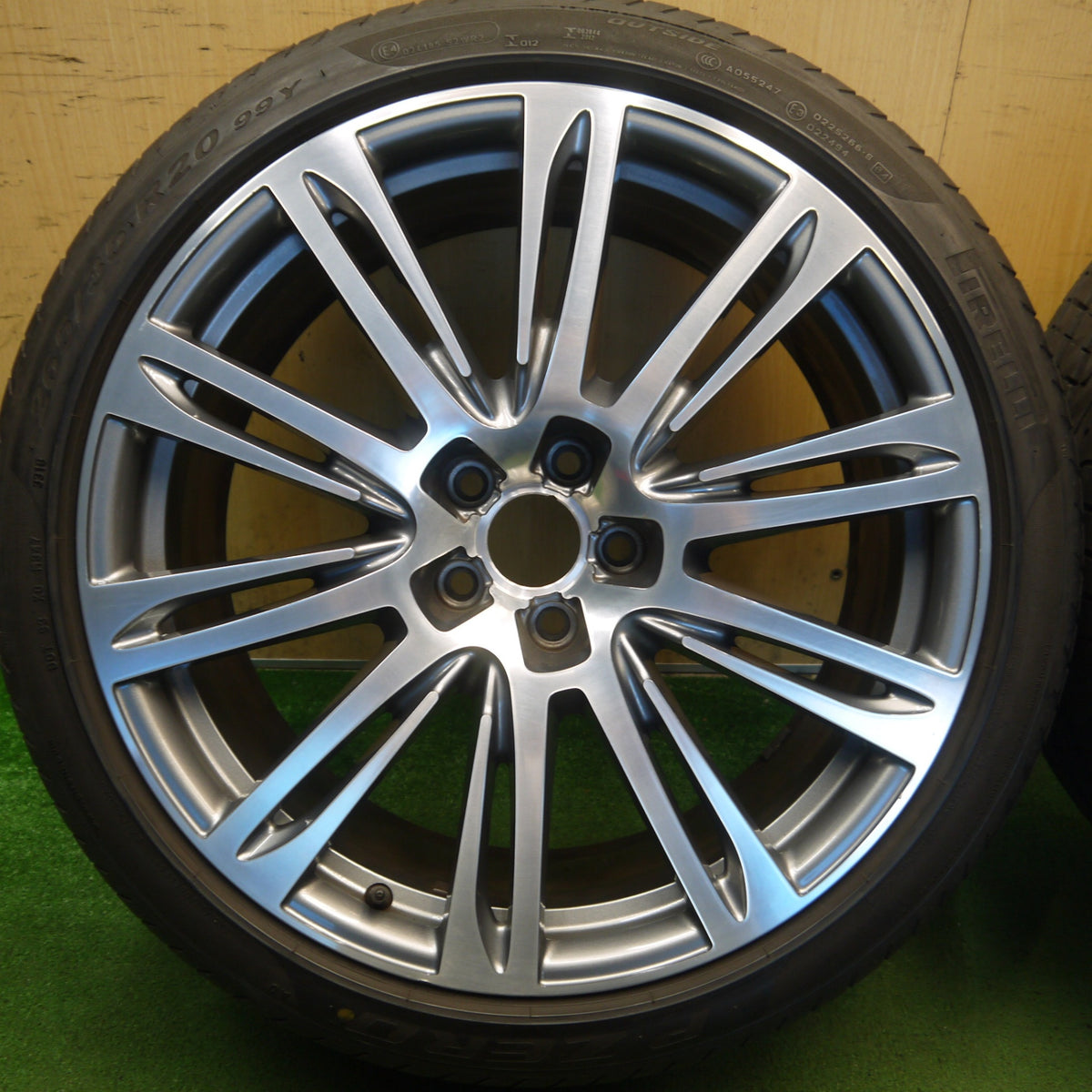 バリ溝！9分◎アウディ A7 スポーツバック 純正 265/35R20 ピレリ PZERO Pゼロ 20インチ PCD112/5H◎6090705Hノ