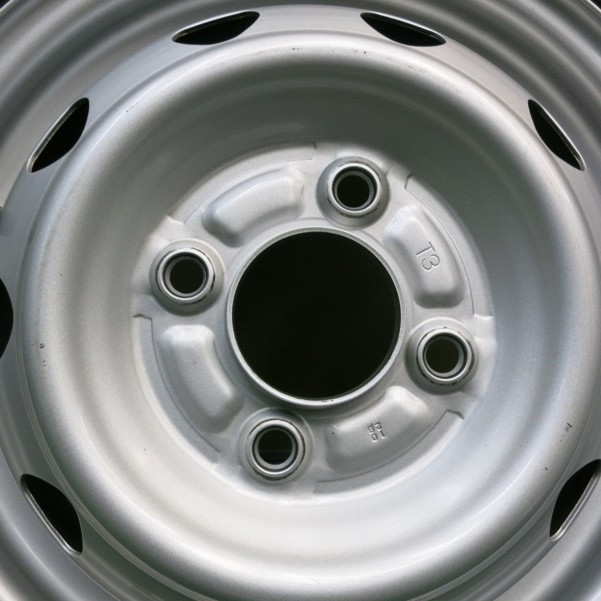 タイヤ未使用！25年！キレイ★145R12 6PR ヨコハマ SUPER VAN 355 スチール ホイール 12インチ スーパー バン PCD100/4H★5051605AKノ