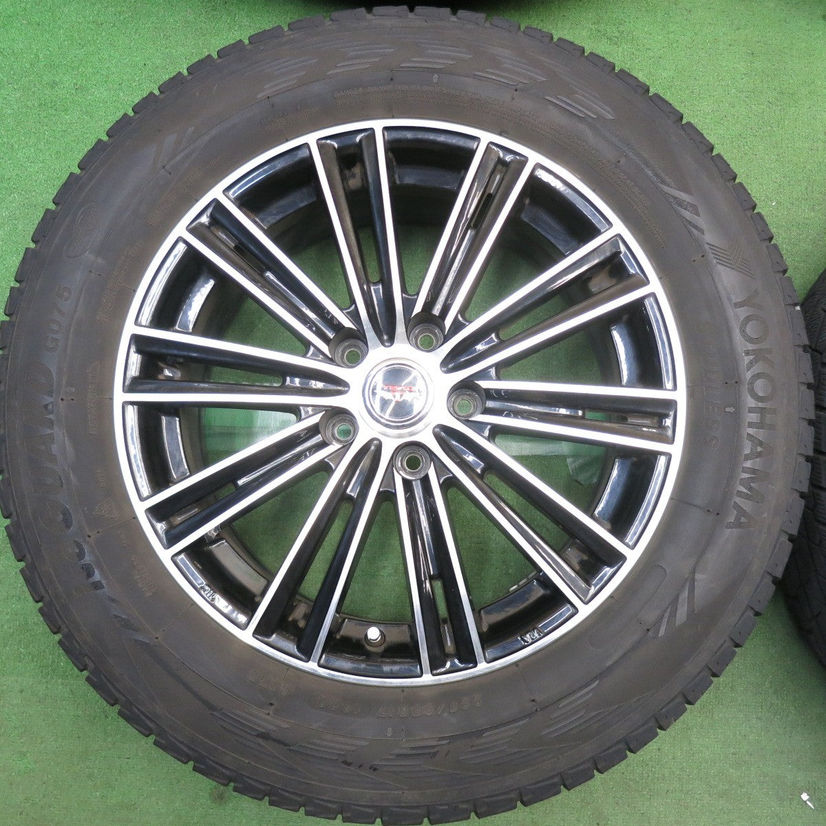 バリ溝！9分◎スタッドレス 225/65R17 ヨコハマ アイスガード G075 TEAD テッド 17インチ PCD114.3/5H◎6092004HAス