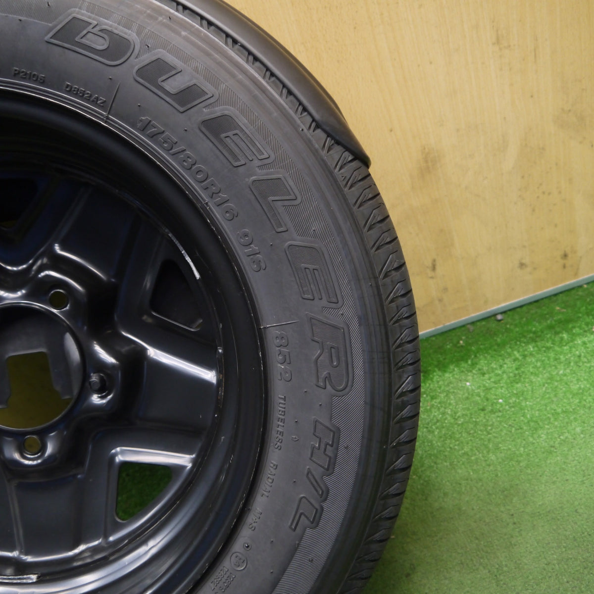 新車外し！25年！1本◎スズキ JB64 ジムニー 純正 スチール 175/80R16 ブリヂストン デューラー H/L 852 DUELER 16インチ PCD139.7/5H◎6091105Hノ