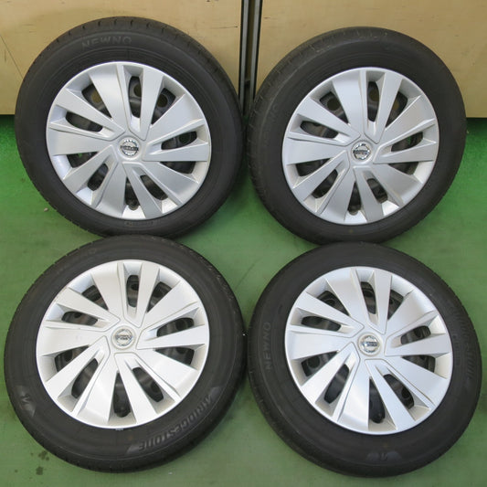 バリ溝！25年！9分★日産 デイズ 純正 スチール 155/65R14 ブリヂストン NEWNO ニューノ 14インチ PCD100/4H★6050809イノ