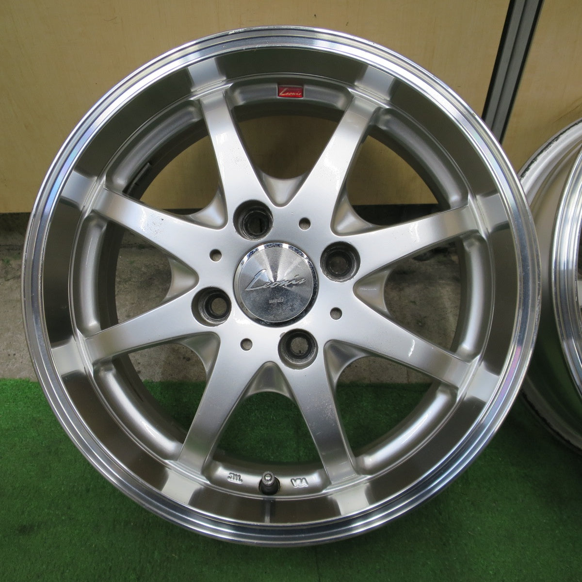 4本価格★Leonis weds H032 14インチ ホイール レオニス ウェッズ 14×5J PCD100/4H★6051502NGホ