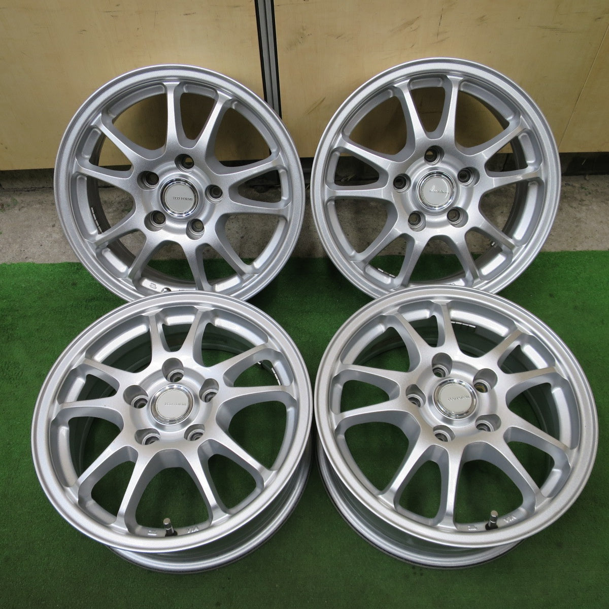 キレイ★ECO FORME SE-10 15インチ ホイール エコフォルム 15×6J PCD114.3/5H★6040701NGホ
