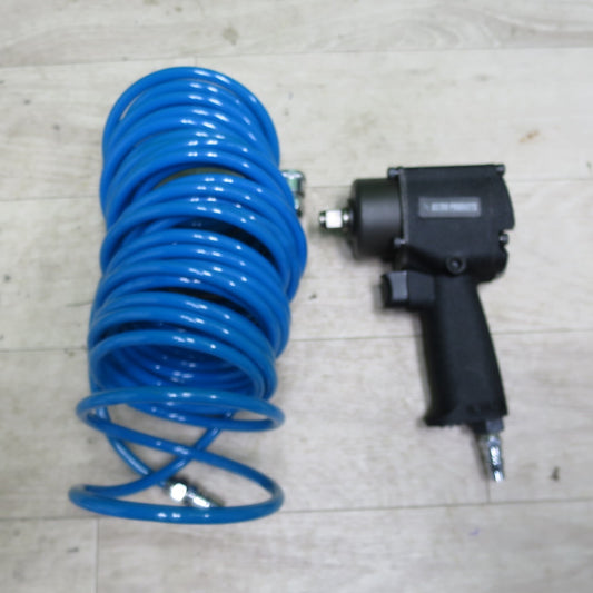 [送料無料] キレイ!付属品付き☆アストロ プロダクツ 常圧 エアー インパクト レンチ マックス 580Nm AP040852 ホース付き ASTORO PRODUCTS☆