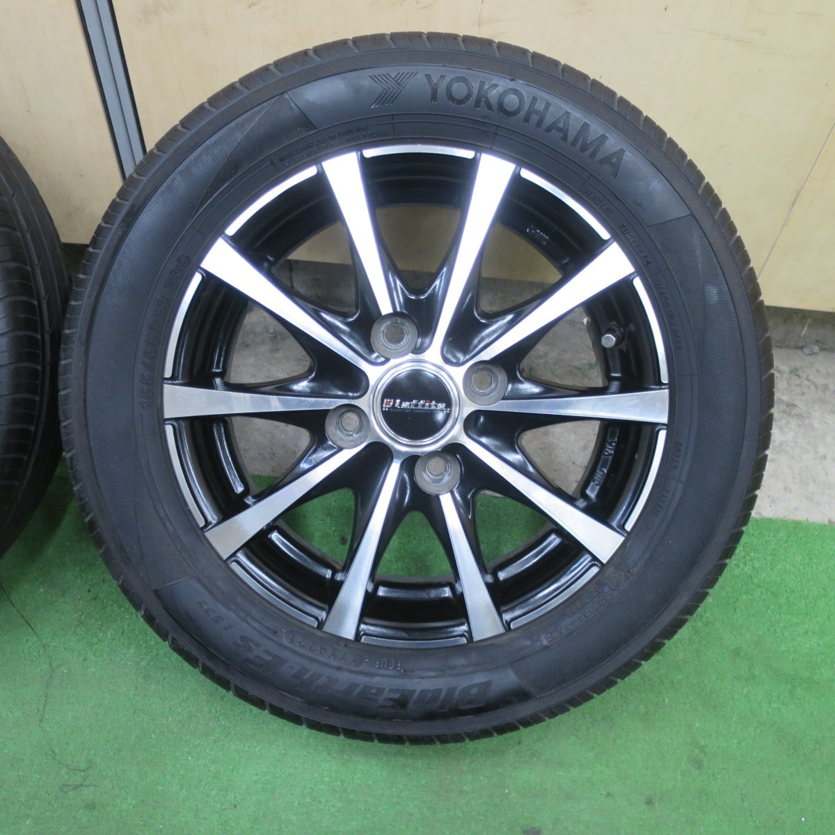 4本価格★155/65R13 ヨコハマ BluEarth-ES ES32 Laffite LE-03 ラフィット ブルーアース 13インチ PCD100/4H★6042804TTノ
