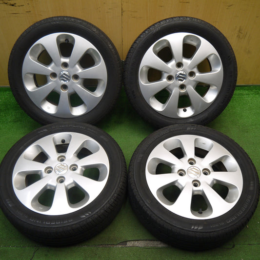 バリ溝！8.5分★スズキ パレット 純正 165/55R14 セイバーリング SL201 14インチ PCD100/4H★5051405Hノ